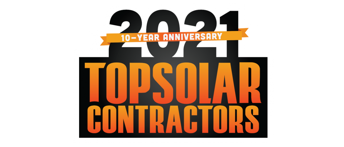 Banner for Solar Power World: Top Solar Contractors 2021